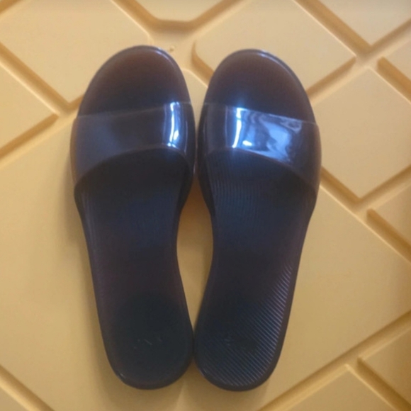 Mango Women's Brown Slide Sandals - Picture 4 of 6